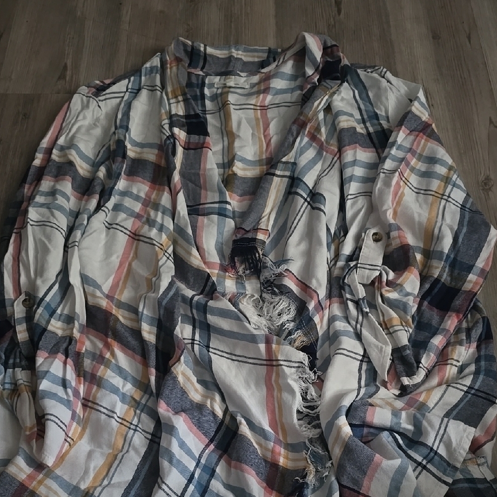 Multicolor Plaid Scarf